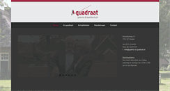 Desktop Screenshot of galerie-a-quadraat.nl